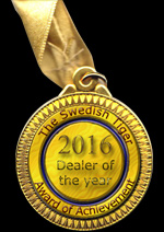 2016 dealer of the year award - the swedishtiger