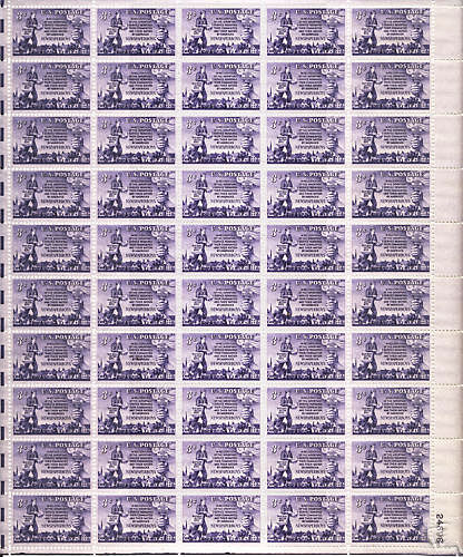 1015 pane Scotts - US Postage Stamps 