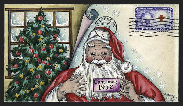 1016 xmas cover - Scotts - US Postage Stamps 