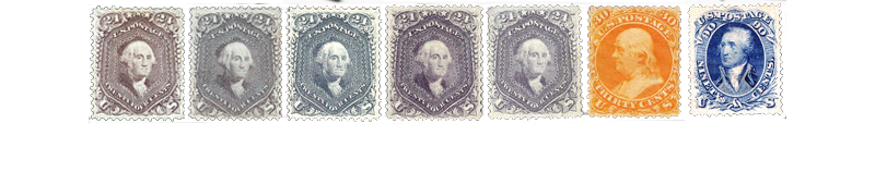 1851 US Postage Stamps