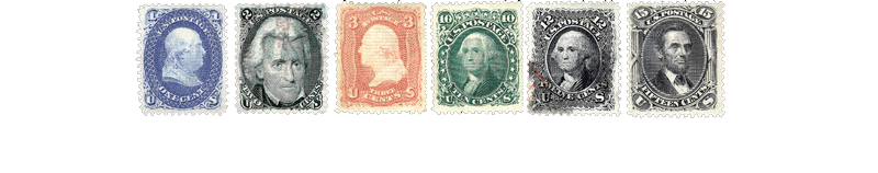 1867 US Postage Stamps