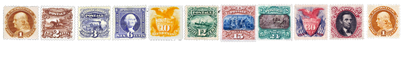 1880 US Postage Stamps