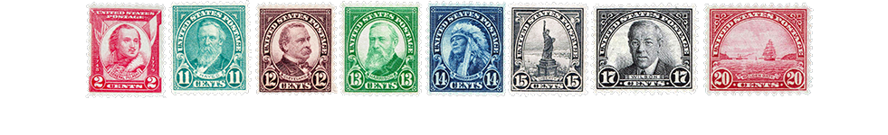1930 US Postage Stamps