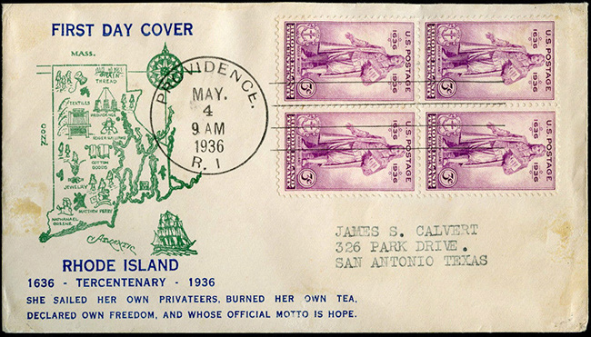 US stamp 777 fdc
