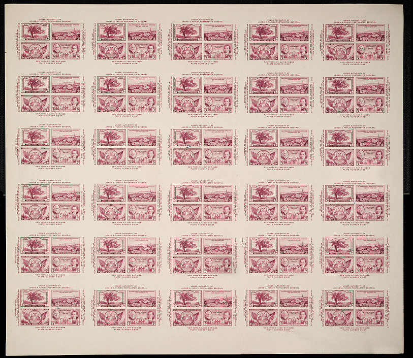 US stamp 778 sheet