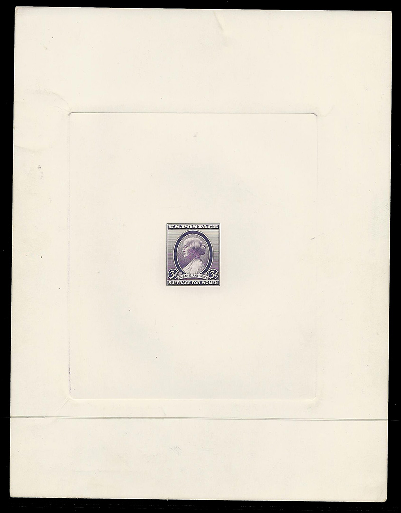 US stamp 784 color trial
