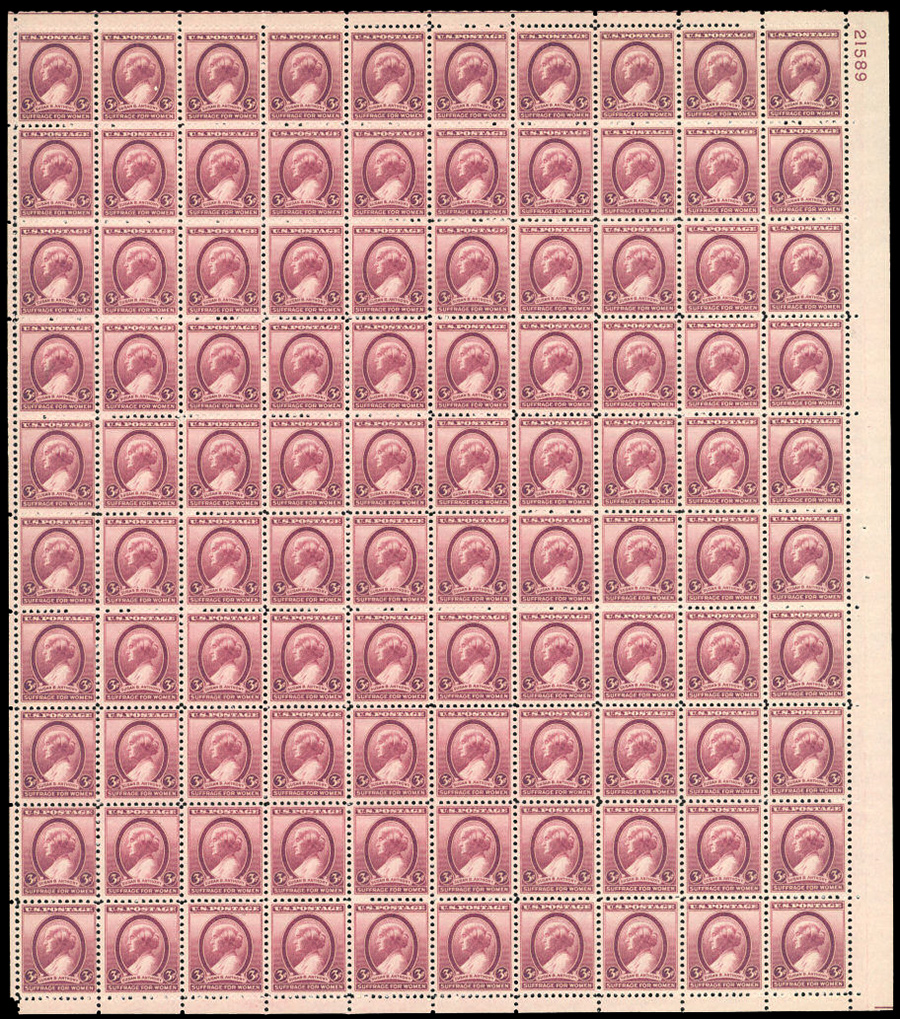 US stamp 784 sheet