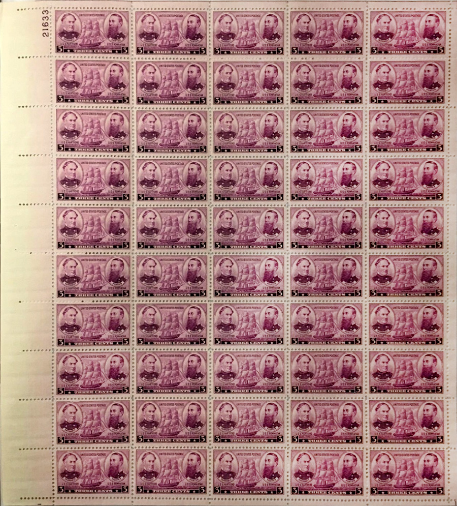 US stamp 792 sheet