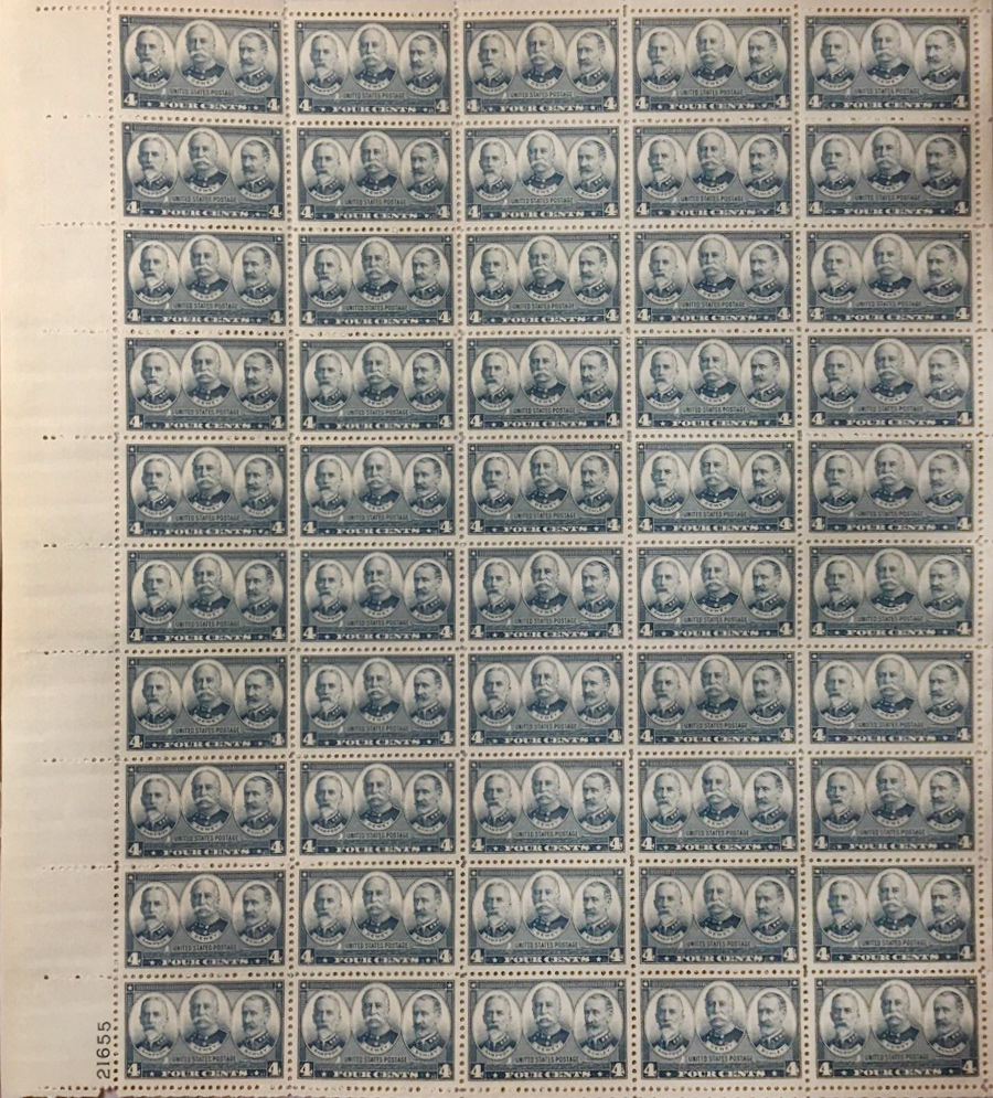 US stamp 793 sheet