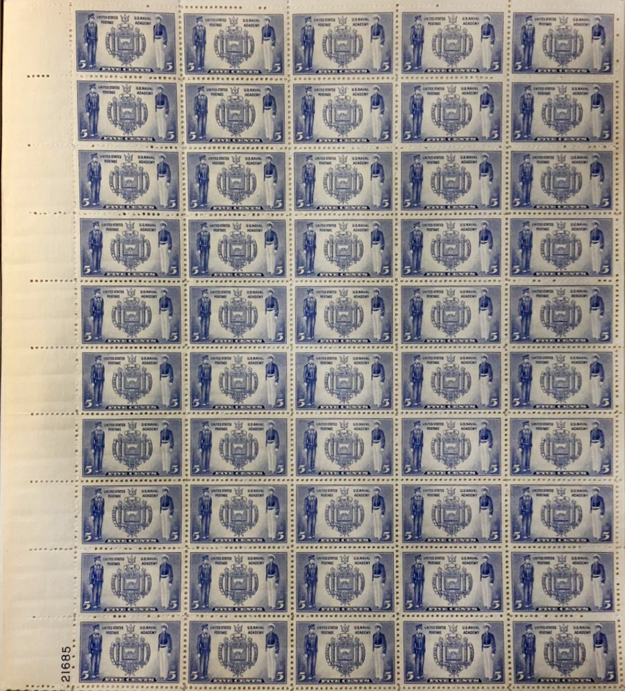 US stamp 794 sheet