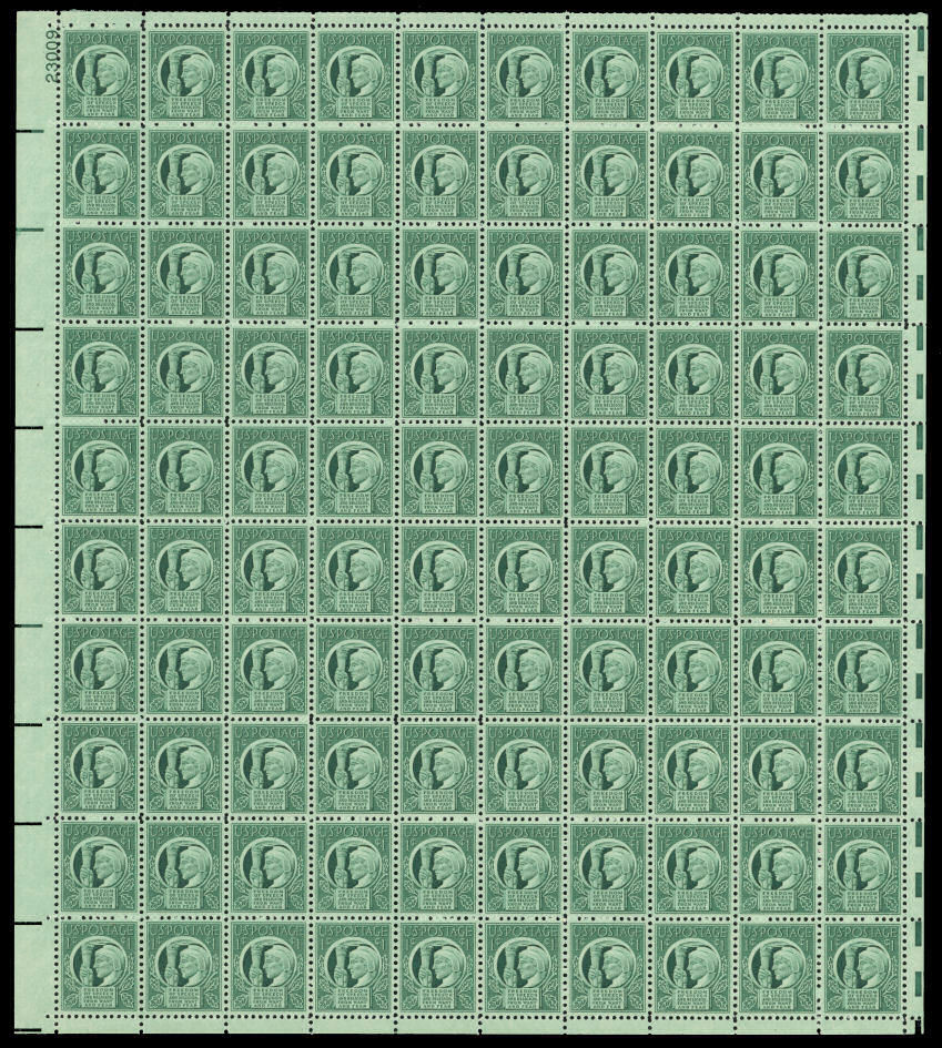 US stamp 908 sheet